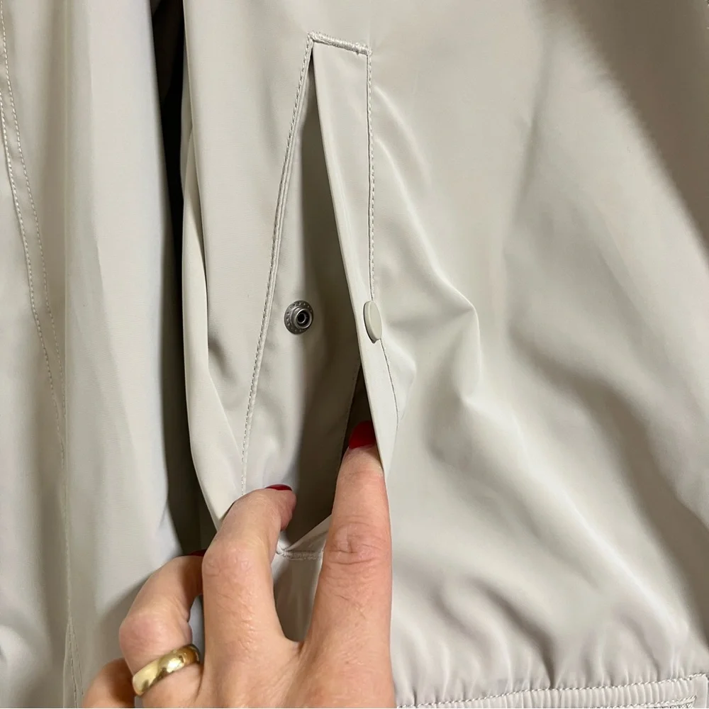 DENIM & FLOWER Men's Classic Bomber Jacket - Sand / Khaki - S - Picture 8 of 12